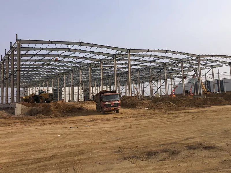 Prefab болат металл қоймасы ғимараты