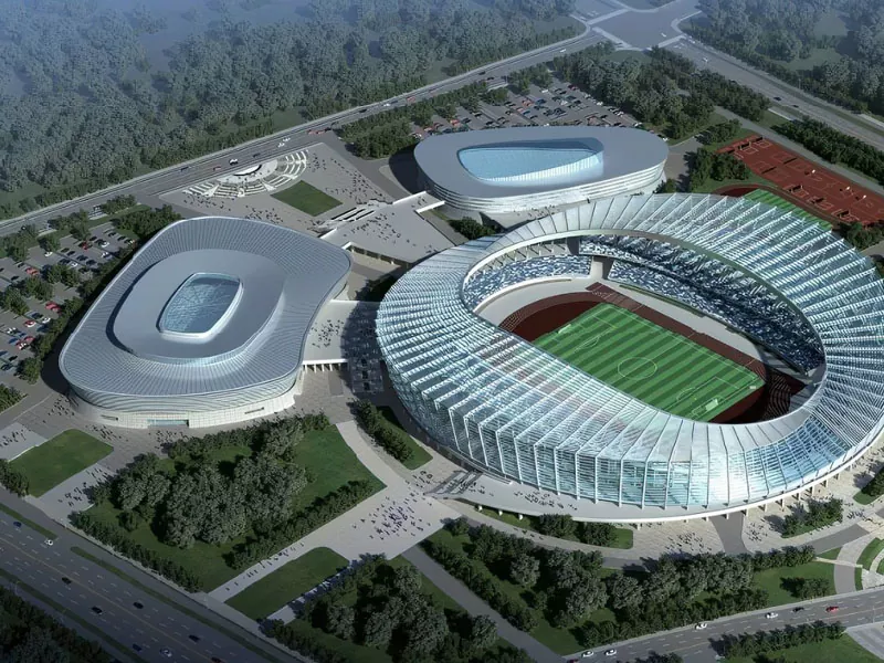 Спорт орталығы кешеніне арналған болат құрылымы